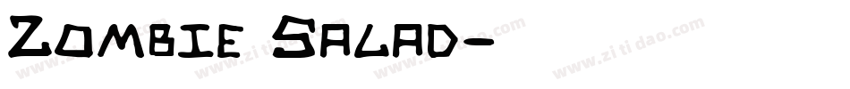 Zombie Salad字体转换